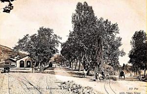 Miliana - Gare et Route d'Alger